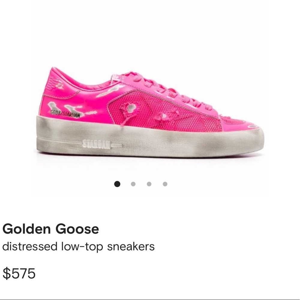 Golden Goose Stardan hot pink size 40/10